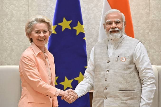 India’s central axis with Europe